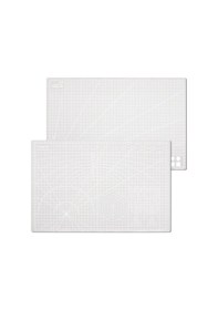 Resim A3 Ebat Kesme Matı Patchwork - Cutting Mat - Kesim Altlığı - Kesim Tablası - 42x30cm - Gri 