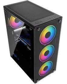 Resim IZOLY N12p Intel Core I5 3470 16gb 256ssd Rx550 4gb Masaüstü Oyun Bilgisayarı 