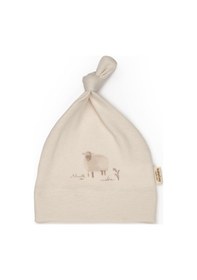 Resim Babycosy Organic Wear Bebek 3'lü Şapka %100 Organic Pamuk - Yenidoğan Serisi - Csy8192 Krem 