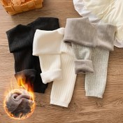 Resim 1 Paket Kız Çocukları İçin Kalınlaştırılmış Kış Taytı - Gençler ve Gençler İçin Yumuşak Esnek Düz Renk Pantolon, Rahat Polar Astarlı Sıcaklık, Kolay Bebek Bezi Değişimi, Sadece Elde Yıkama, Kız Çocukları İçin Kış Giyimleri, Gençler Kış Giyimleri, Basit Tasarım, Rahat Uygunluk 
