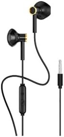 Resim Samsung Galaxy Uyumlu Ergonomik Tasarımlı Kulak İçi Kablolu Mikrofonlu Kulaklık, 3.5 mm Jack, Siyah 
