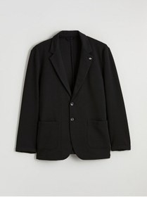 Resim LC Waikiki Siyah Dar Kalıp Erkek Blazer Ceket 