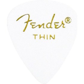 Resim Fender 351 Shape Classic Picks White - Thin - 1 Adet Pena 