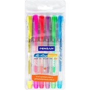 Resim Pensan Tükenmez Kalem My-King Jel 6 Neon Renk 
