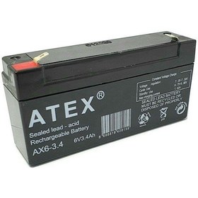 Resim Atex 6V 3.4Ah Bakımsız Kuru Akü 2020 Üretim 