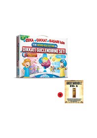 Resim Adeda 3 Yaş Dikkati Güçlendirme Seti + Kişiye Özel İsimli Ahşap Harry Potter Kitap Ayracı 