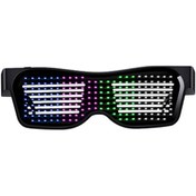 Resim Mufunye Usb Şarj Edilebilir Led Işık Bt App Kontrolü Akıllı Gözlükle 