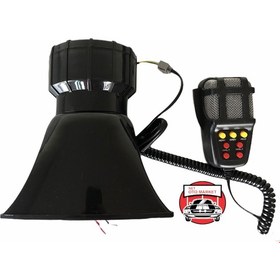 Resim Net Oto Market 7 Sesli Mikrofonlu Megafon Siren 100 Watt Yüksek Sesli 12 Volt Dat Dat 