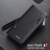 Resim Erkekler İçin Gerçek Deri Uzun Cüzdan, Geniş Kart Yuvası Tasarımı, Tatil Hediyesi, Üst Kalite Sığır Derisi, RFID Engelleme Özellikli Kredi Kartlığı, İşe Gidiş-Dönüş, Ofis Kullanımı için Taşınabilir, Yıl Dönümü Hediyesi, Çift Doğum Günü Hediyesi, Sevgililer Günü Hediyesi, Baba Günü Hediyesi 