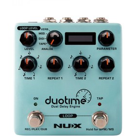 Resim NUX NDD-6 Duo Time Stereo Delay Pedalı | Çift Zamanlı Gecikme Tap Tempo 