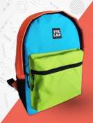 Resim Unisex Yeşil Mavi Turuncu Okul Ve Sırt Çantası Turuncu - Mavi 