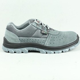 Resim Yepa Siena Süet S1 Hava Alan Yazlık Çelik Burun Bağcıklı Outdoor Çok Amaçlı İş Ayakkabısı-12445 Gri 