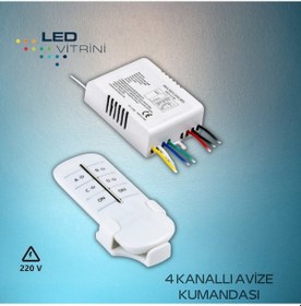 Resim 4 Kanallı Avize Kumandası 