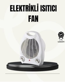 Resim Mini Elektrikli Isıtıcı - Taşınabilir Fanlı Isıtma Sistemi 