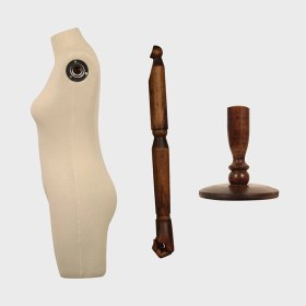 Resim Manken İstanbul Ahşap Kollu Pantalon Giyebilen Terzi Mankeni 