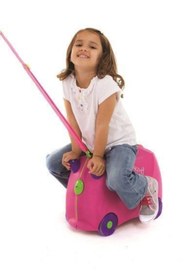 Resim Trunki Çocuk Bavulu - Pembe Trixie 