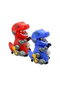 Resim Birlik Pilli Işıklı Duman Püskürten Robot Trex 