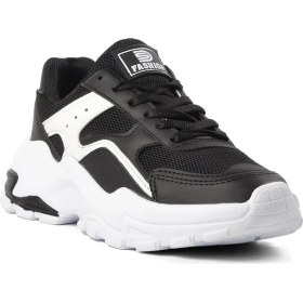 Resim Walkway Siyah-Beyaz Kadın Spor Ayakkabı 