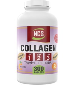 Resim 300 Tablet Hidrolize Collagen Kolajen Type Tip 1-2-3 Hyaluronic Acid Vitamin C Glutatyon 