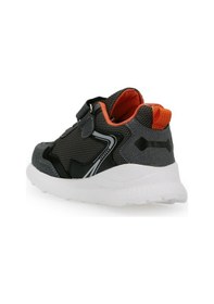 Resim Slazenger KAORU IN Çocuk Cırt Cırtlı Koyu Gri - Turuncu Sneaker 