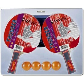 Resim Masa Tenisi Raketi 4 Adet+4 Top+Ag Demir Rv 445 