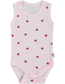 Resim Civil Baby Uğur Böceği Empirme 0-3 Yaş Çıtçıtlı Badi - Pembe - Pembe / 3-6 Ay 