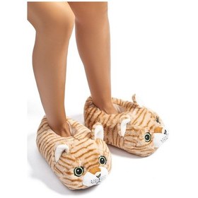 Resim Twigy Pompik Kadın, Garson Boy Hayvanlı Panduf Sarı 36/41 CC0580 