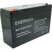 Resim ENERMAX Bakımsız Kuru Akü 6V 12AH 