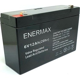 Resim ENERMAX Bakımsız Kuru Akü 6V 12AH 