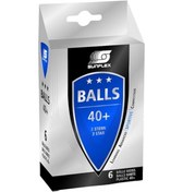 Resim Sunflex 23603s 3 Yıldız 40 6 Lı Masa Tenisi Topu 