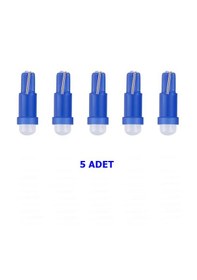 Resim T5 Gösterge Ampülü Led Mavi 5 Adet 