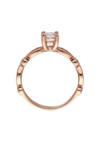 Resim Sirius Pırlanta Ve Morganite Taşlı Vintage Yüzük 0841R0031 