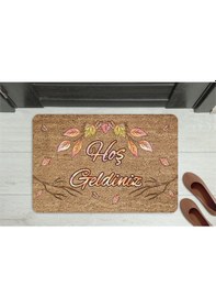 Resim Çok Renkli Dekoratif Çok Amaçlı Iç Ve Dış Kapı Önü Paspası Lacivert 