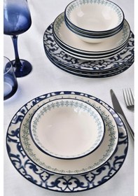 Resim Tabak Evi Porselen Mia Yemek Takımı 4 Kişilik 12 Parça Tvl12ykprs1219 Çok Renkli 