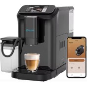 Resim Yasomi Brewsta Ws-D5 Çelik Kahve Öğütücülü, Süt Köpürtücülü, Dokunmatik Ekranlı Full Otomatik Espresso Makinesi 