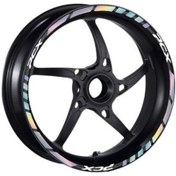 Resim Honda Pcx Uyumlu Hologramlı I 1 Set Jant Şeridi 