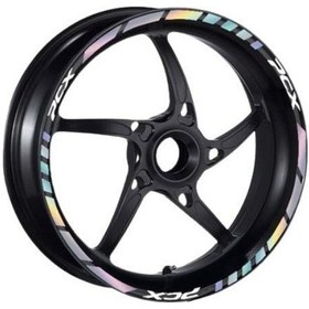 Resim Honda Pcx Uyumlu Hologramlı I 1 Set Jant Şeridi 