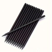 Resim 12 Adet HB Silgi Üstlü Ahşap Kalemler, 0.5mm Orta Nokta - Yazma & Çizim İçin İdeal, Ofis Malzemeleri 