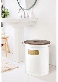 Resim The Mia Çamaşır Sepeti 54 X 43 X 35 Cm - Beyaz 