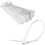 Resim BTM OTOMOTİV Kablo Bağı Cırt Kelepçe 4,8*370mm BEYAZ 100 ADET 