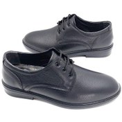 Resim Hakiki Deri Ortopedik Hafif Yumuşak Büyük Numara Erkek Ayakkabı Siyah 