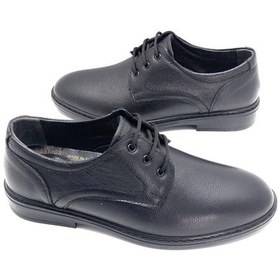 Resim Hakiki Deri Ortopedik Hafif Yumuşak Büyük Numara Erkek Ayakkabı Siyah 