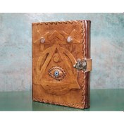 Resim Taşlı Deri Defter Model 1 