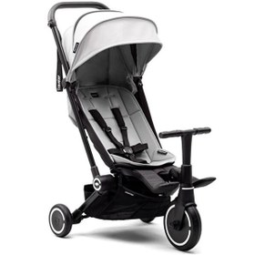 Resim SmarTrike Traveler Beyaz Bebek Arabası ve Bisiklet 