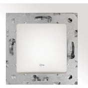 Resim Mena Rise Linnera Life Sedef Beyaz Kapı Otomatiği Mekanizma ve Düğme 