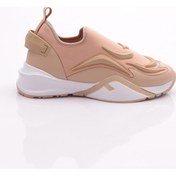 Resim Dgn 0392 Kadin Arkasi Yazili Spor Ayakkabi 0392-2252-R11645 Bej 