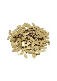 Resim Gold 10 X 5 Mm Dantel Oya Yazma Halhal Abiye Lazer Kesim Pul 1000 Adet 