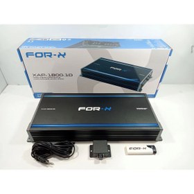 Resim For-X Mono Amfi + For-x Çakmak 1800RMS – For-x XAP-1800.1D Bass Anfisi – Bass Kontrollü Mono Anfi 
