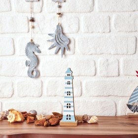 Resim KPM Dekoratif Lighthouse Biblo - 22 cm - Asorti 