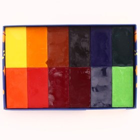 Resim 12li Sert Balmumu Blok Pastel Boya Seti 